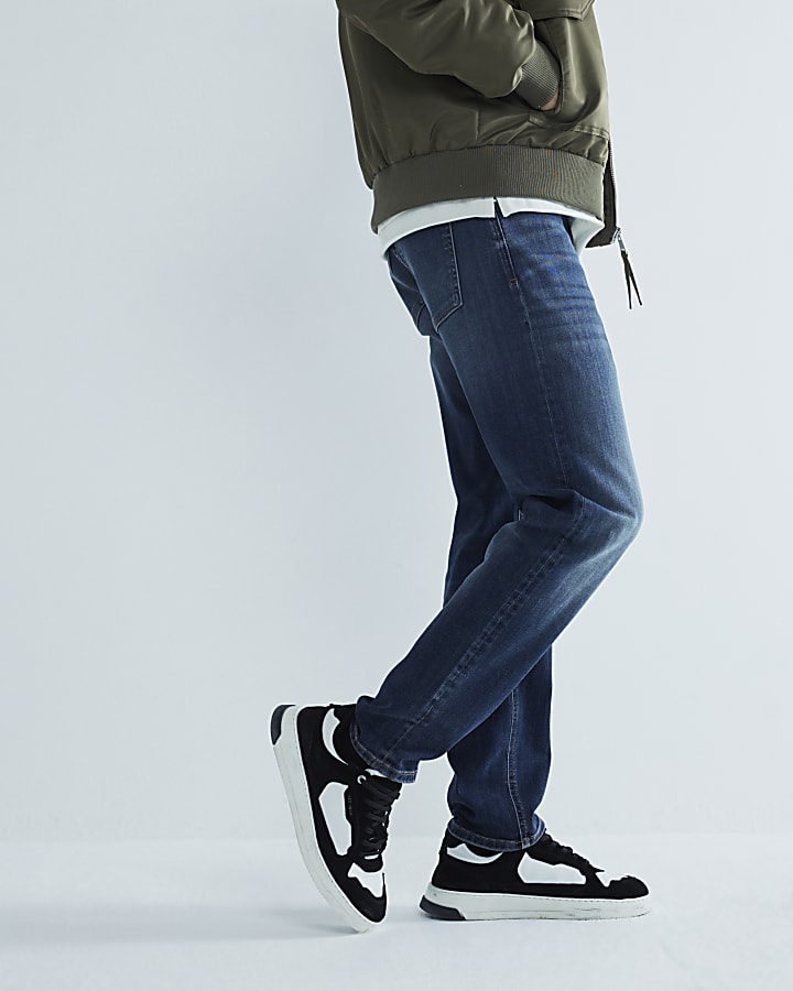 River Island Blue Slim Fit Jeans