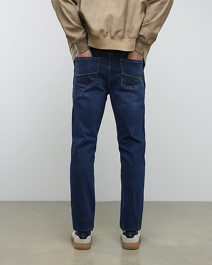 river island Blue Slim Fit Jeans