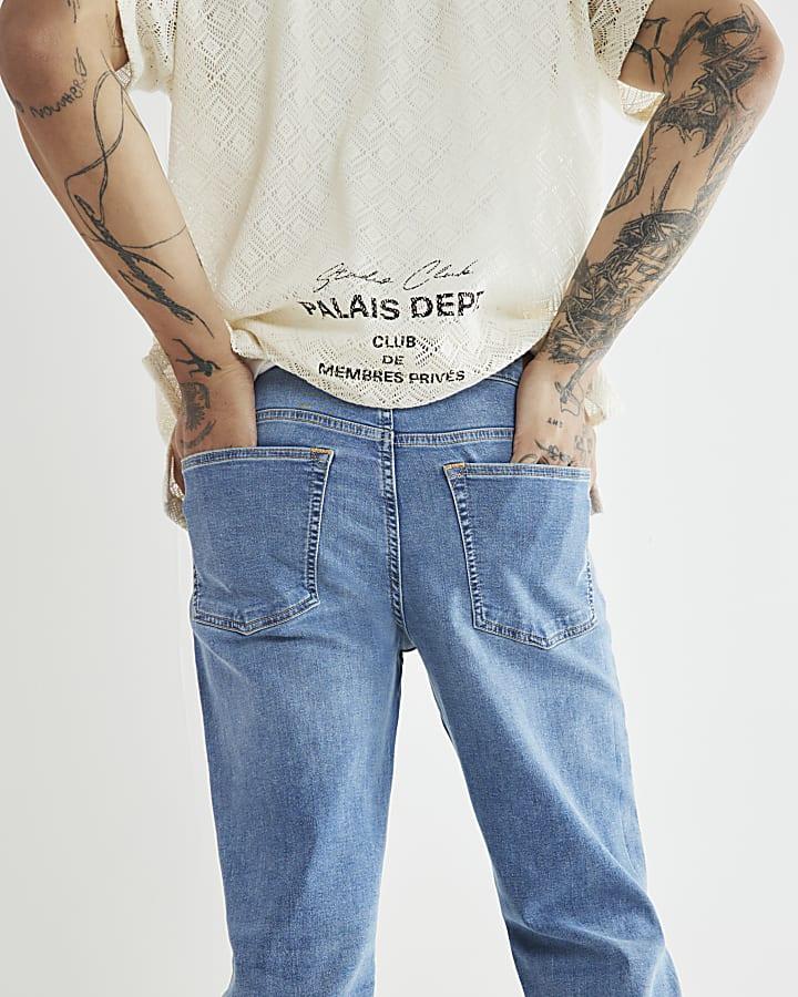 River Island Blue Slim Fit Jeans
