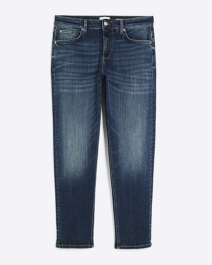 river island Blue Slim Fit Jeans