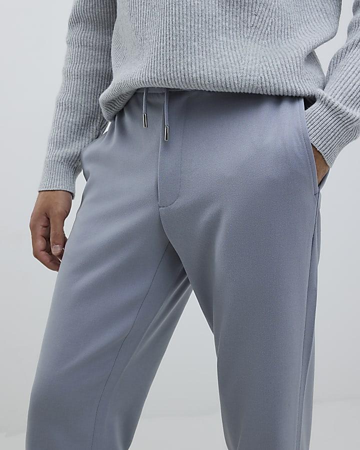 River Island Blue Slim Fit Joggers