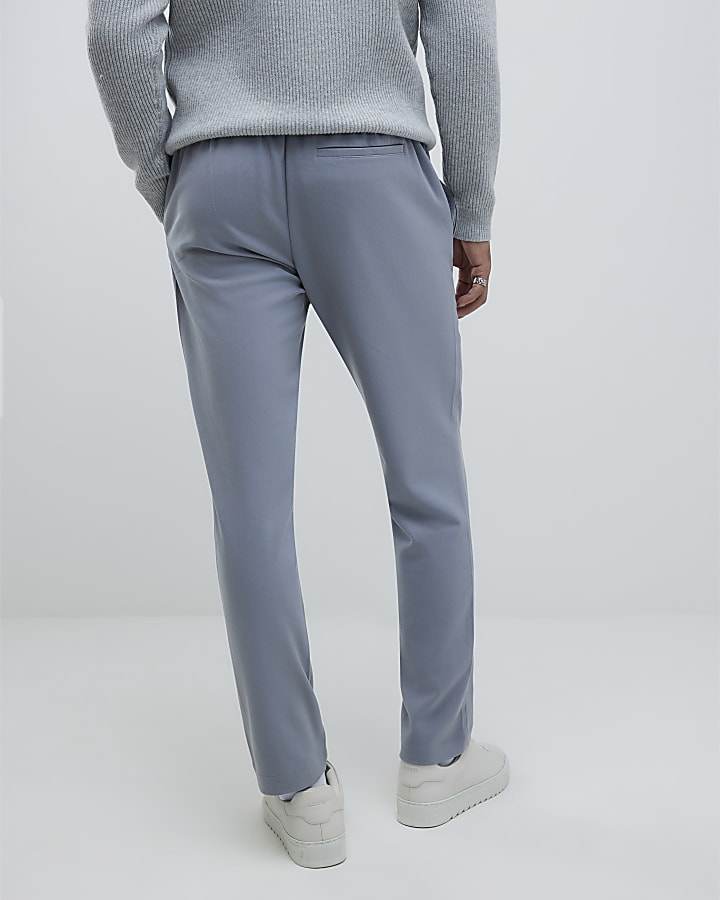 River Island Blue Slim Fit Joggers