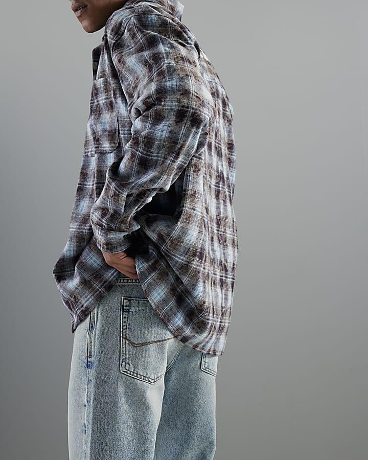 River Island Blue Straight Leg Jeans