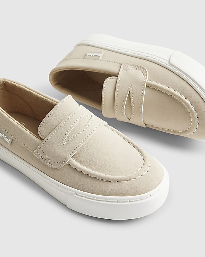 River Island Boys Beige Loafers