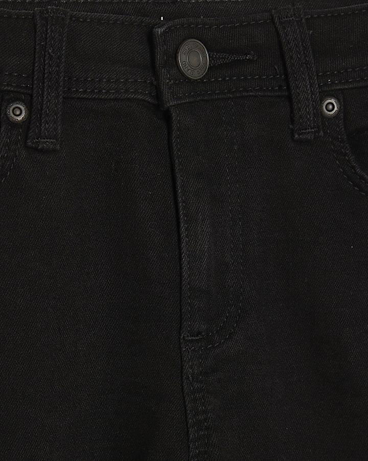 River Island Boys Black Relaxed Skinny Jeans
