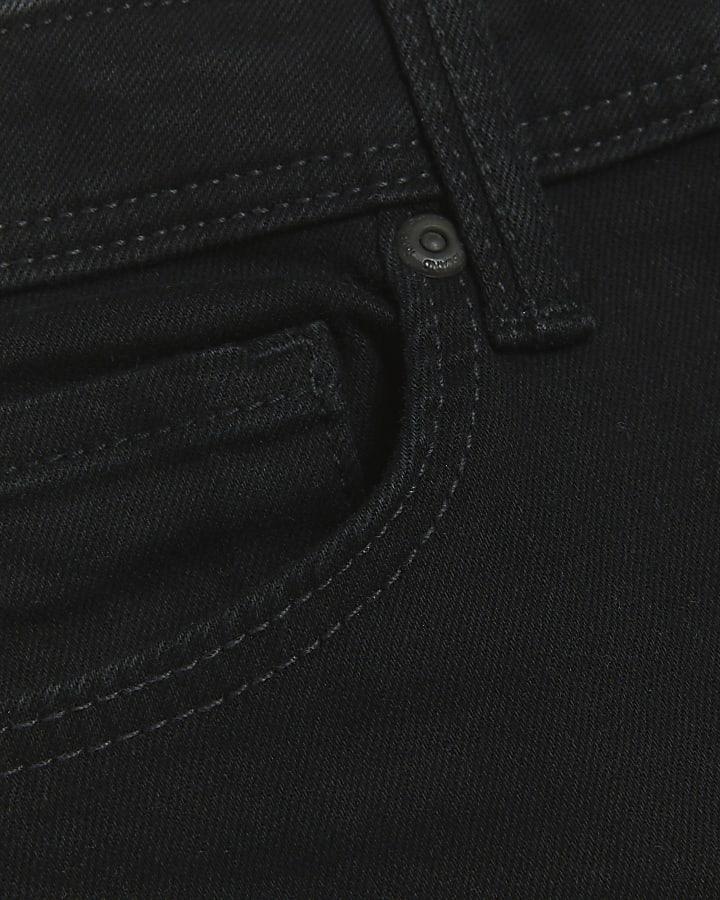 river island Boys black relaxed skinny jeans