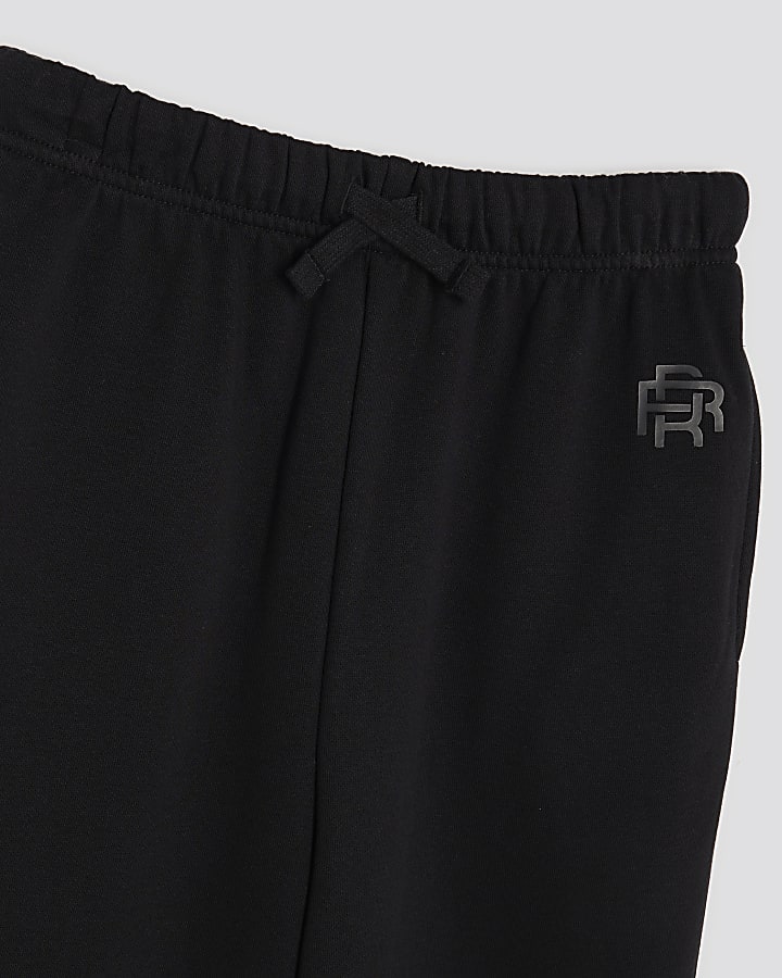 River Island Boys Black RI Joggers