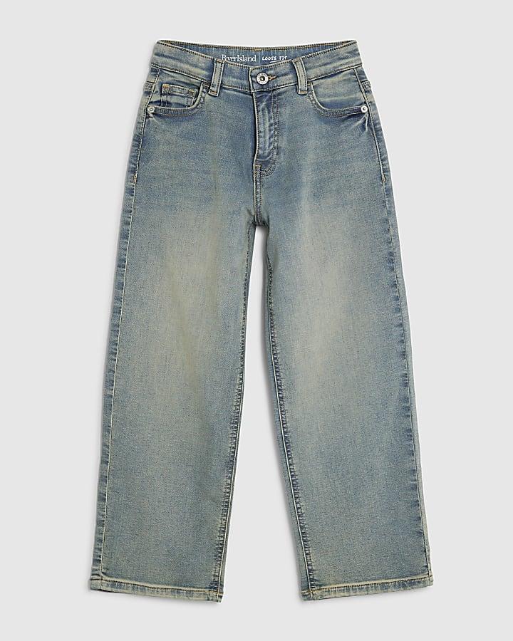 River Island Boys Blue Loose Fit Jeans