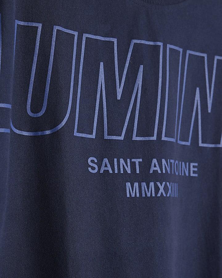 River Island Boys Blue Luminis T-Shirt