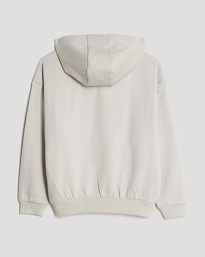 River Island Boys Grey RR Hoodie