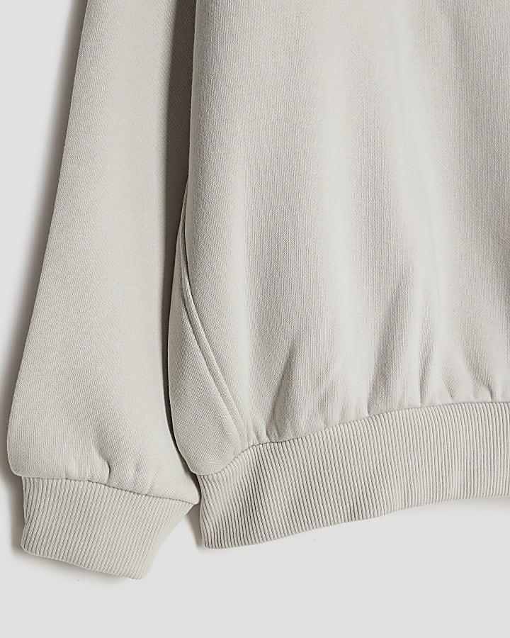river island Boys Grey RR Hoodie