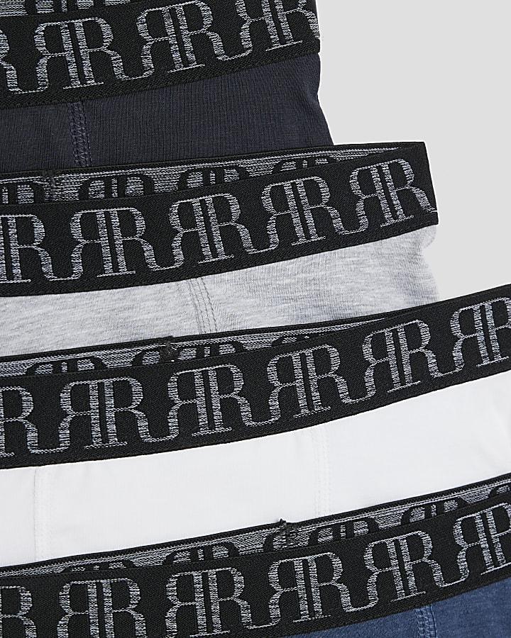 River Island Boys Navy Pack Of 5 Boxers