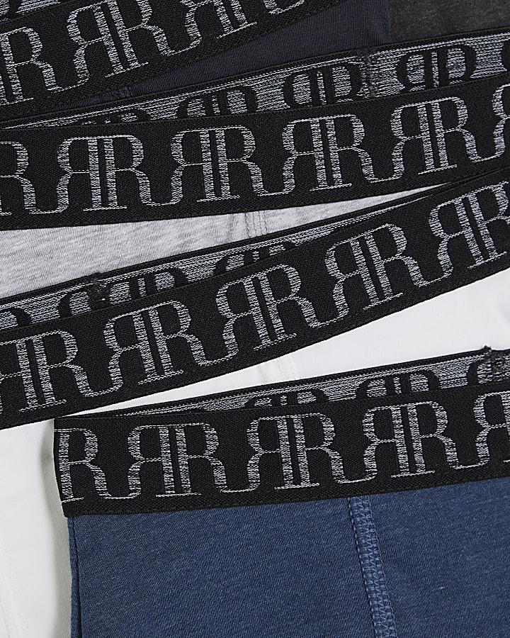 river island Boys Navy Pack Of 5 Boxers