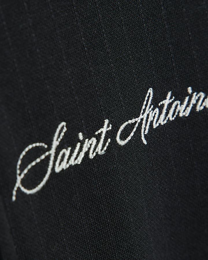 river island Boys Navy Pinstripe Shirt 3 Piece Set