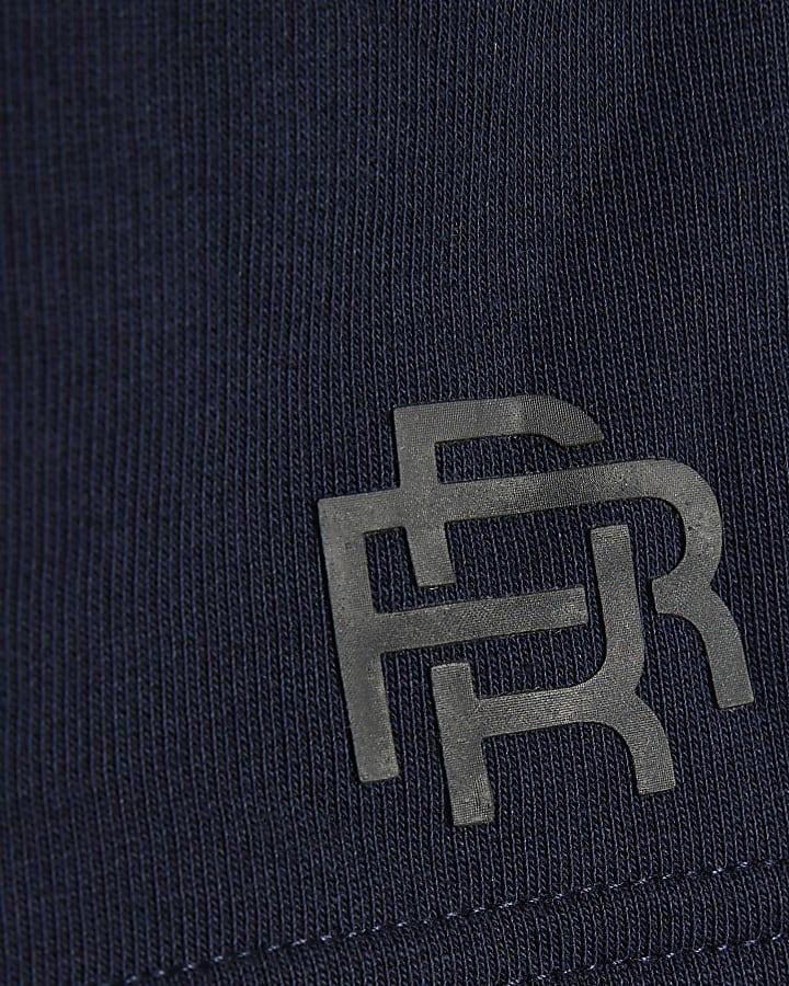 river island Boys Navy RR Pack Of 2 Shorts