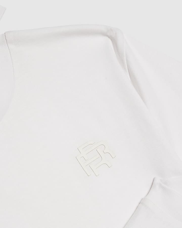 river island Boys White RR Pack Of 3 T-Shirts