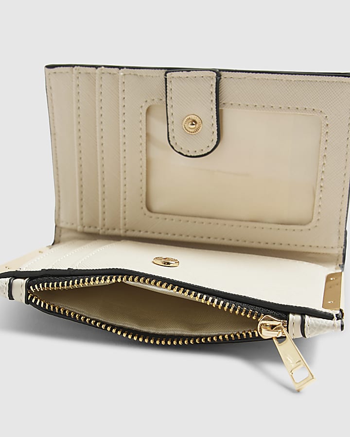 river island Cream Mini Studded Purse