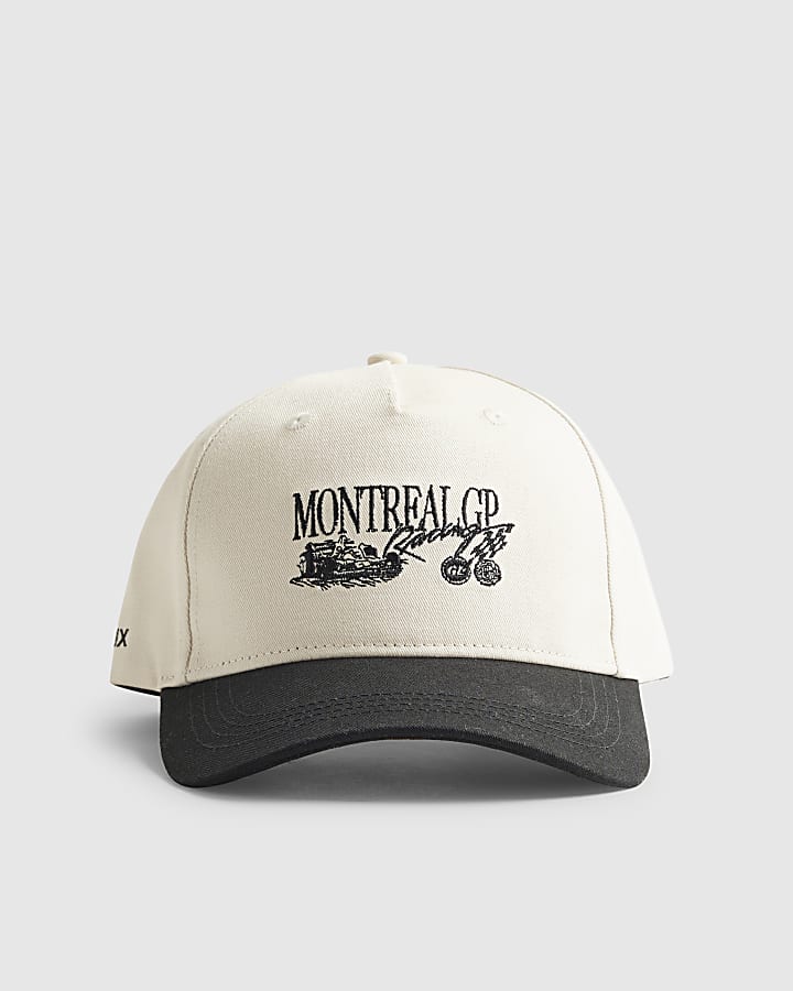 River Island Cream Montreal GP Cap