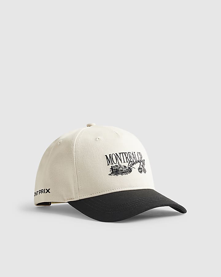 River Island Cream Montreal GP Cap