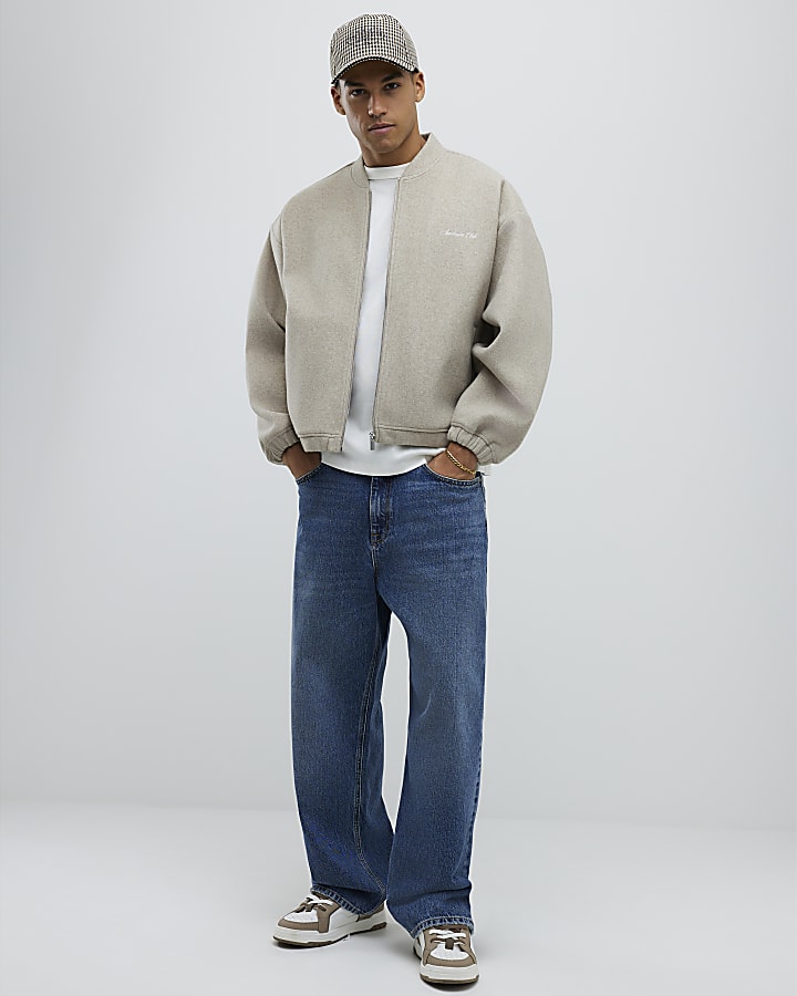 River Island Cream Regular Fit T-Shirt