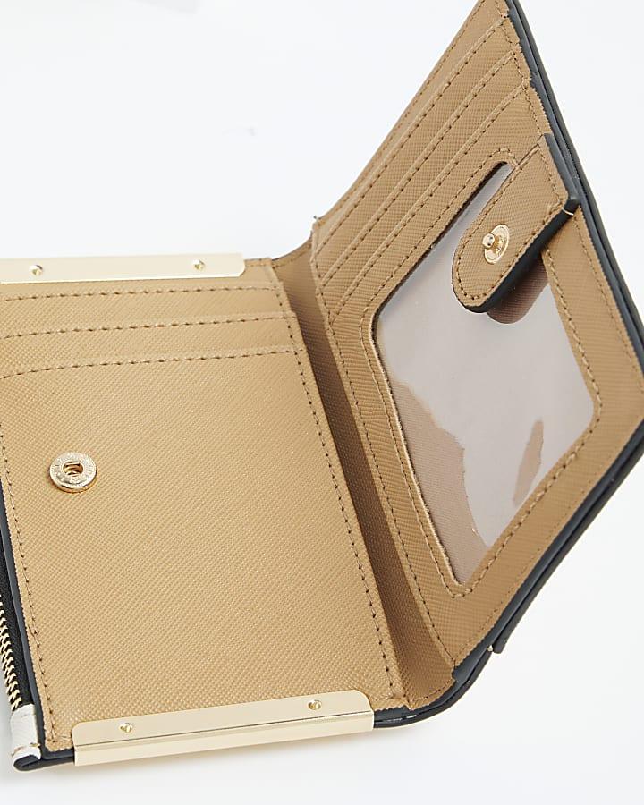 river island Cream RR Monogram Embossed Mini Purse