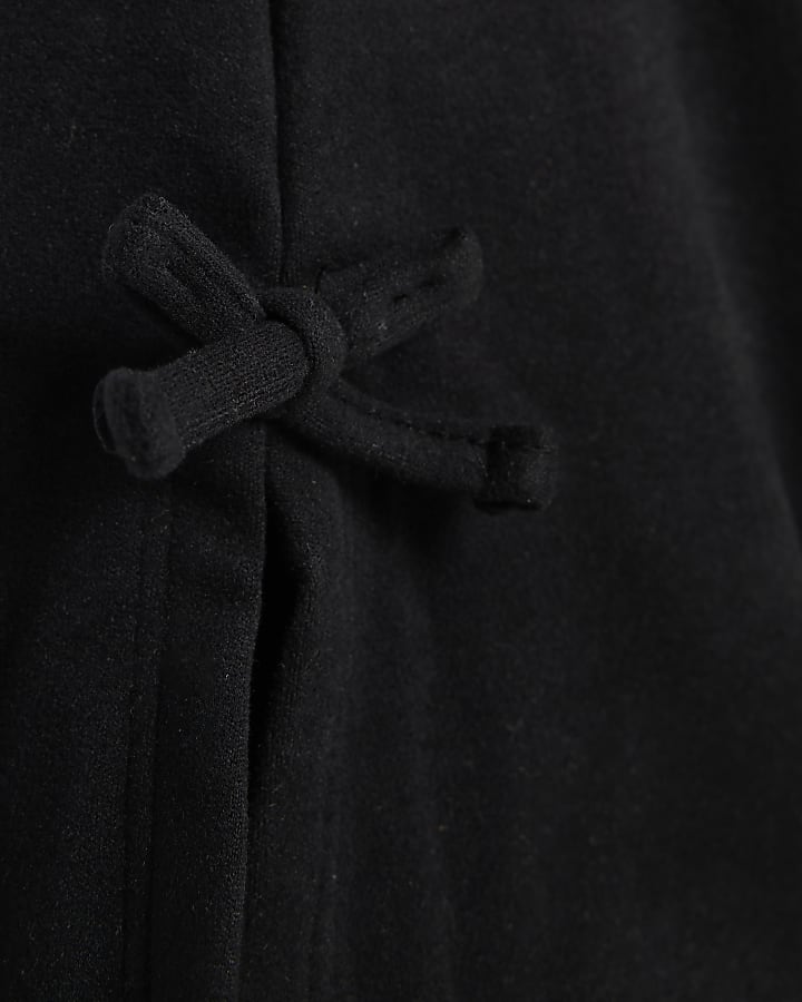 River Island Girls Black Cosy Flared Trousers