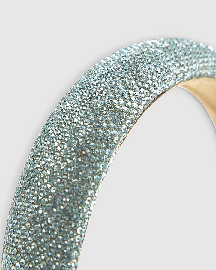 River Island Girls Blue Crystal Headband