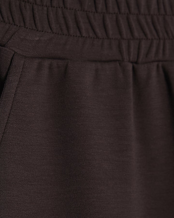 river island Girls Brown Wide Leg Bow Trousers