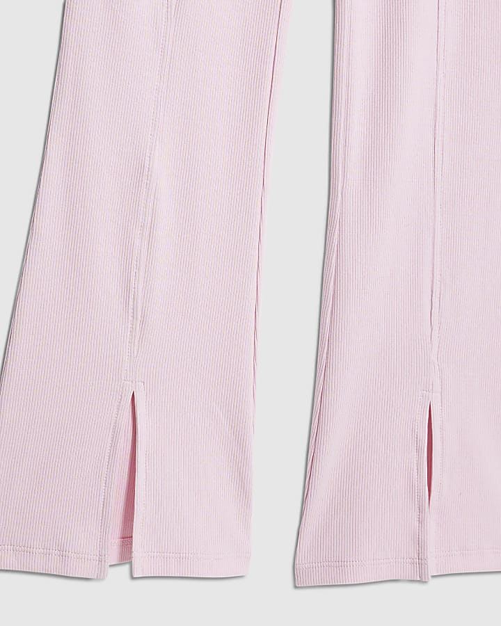 river island Girls Grey Los Angeles T-Shirt Set