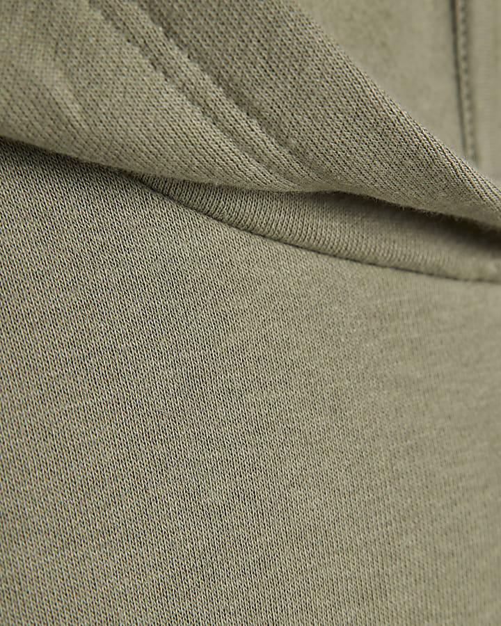 River Island Girls Khaki Iconic Vibes Hoodie Set