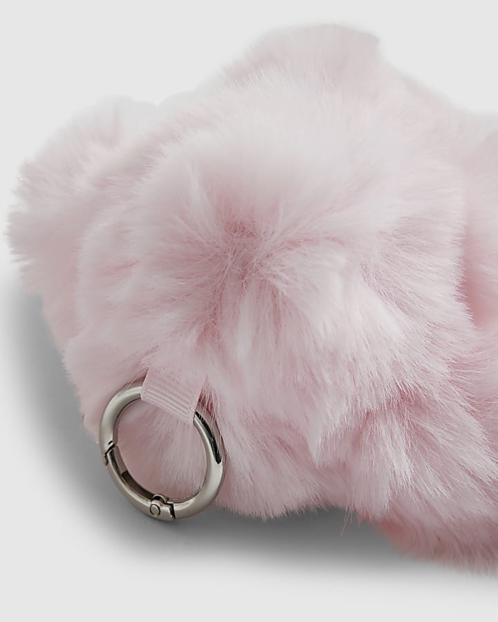 River Island Girls Pink Bunny Bag Charm