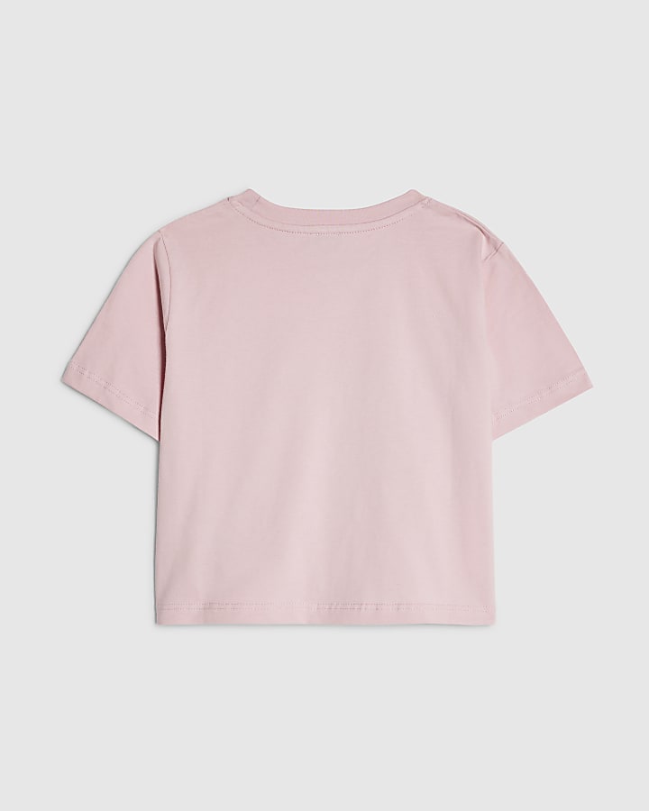 River Island Girls Pink Cali City 09 Crop Top