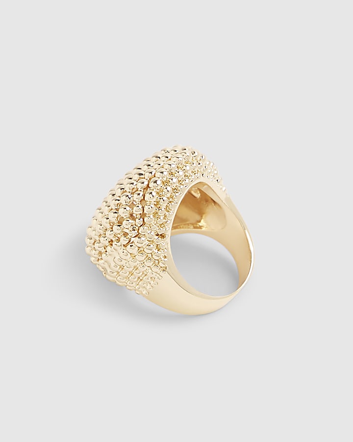 River Island Gold Statement Ring
