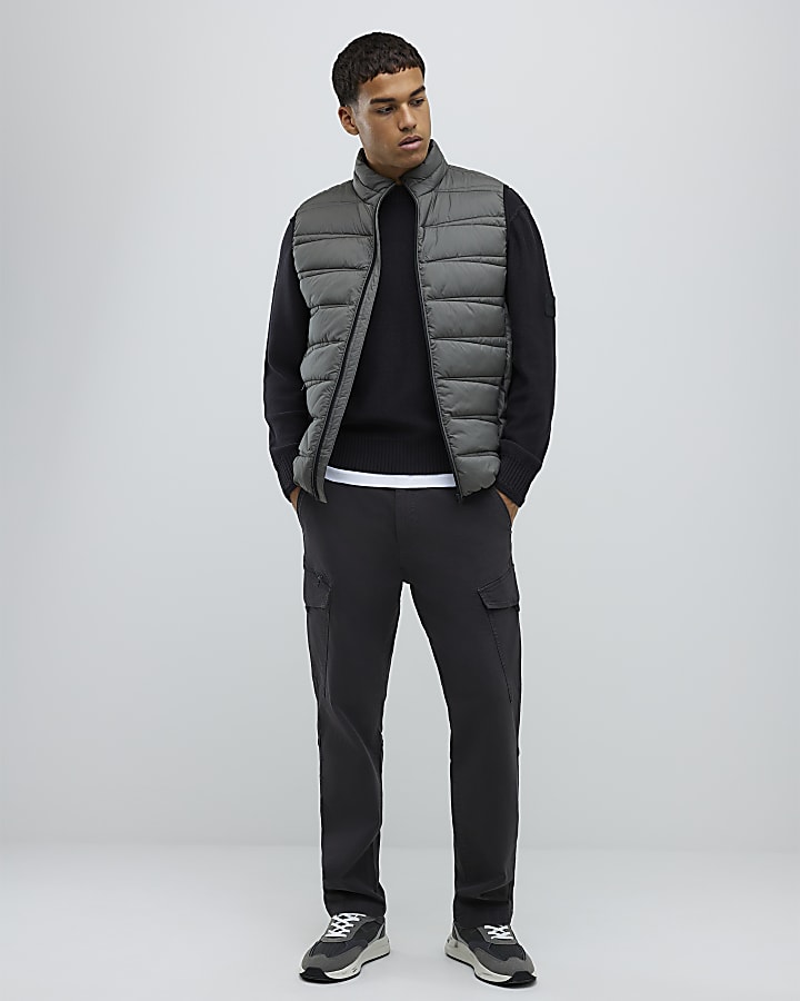 River Island Green Puffer Gilet