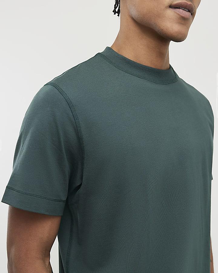 River Island Green Regular Fit T-Shirt