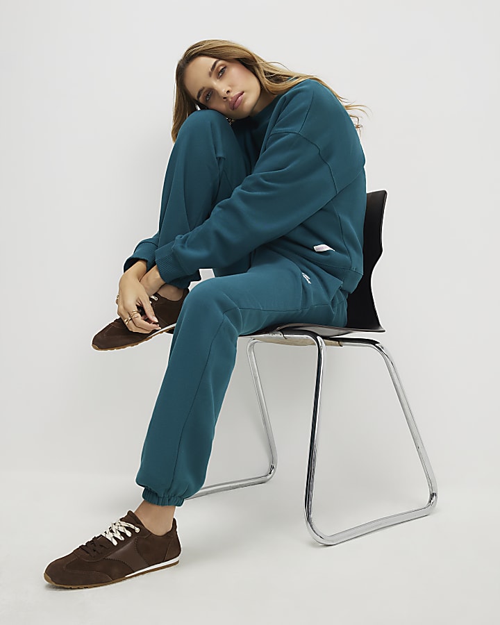 River Island Green RVR Edition Joggers