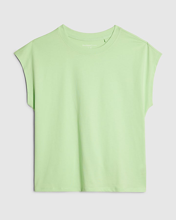 river island Green Short Sleeve T-shirt