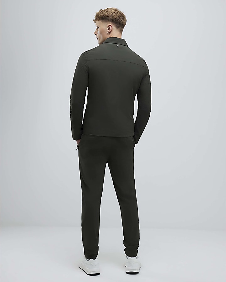 River Island Green Skinny Fit Chino Trousers