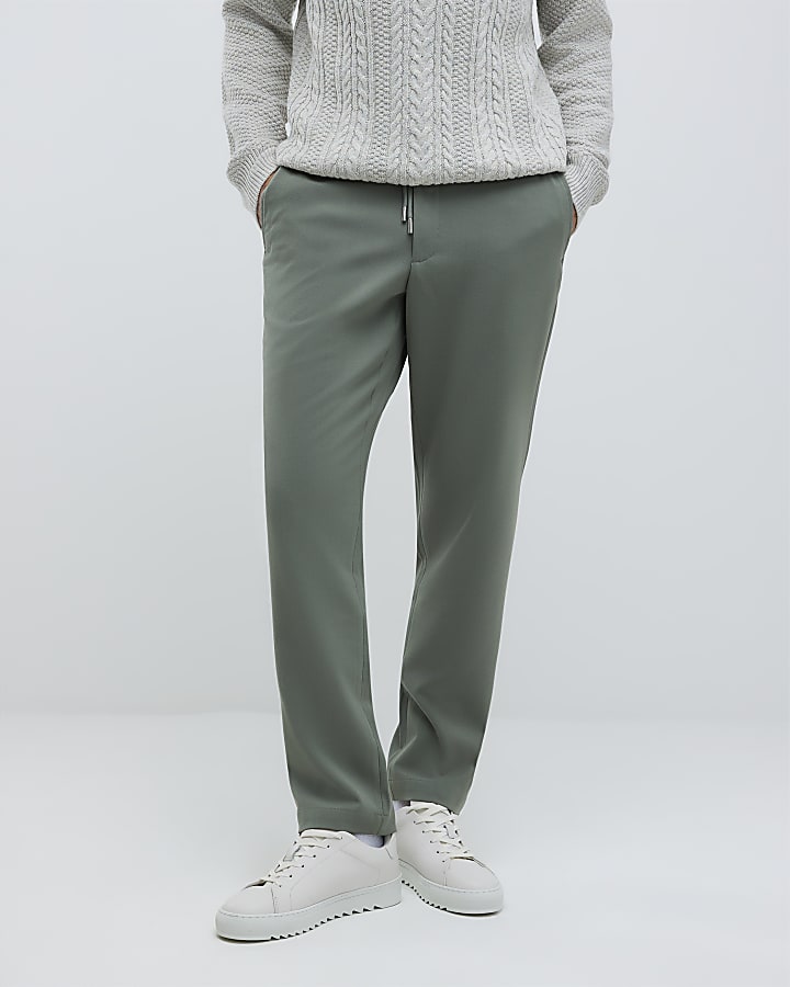River Island Green Slim Fit Joggers