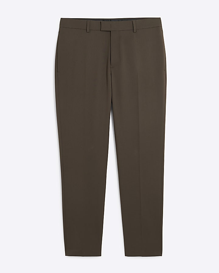 river island Green Slim Fit Suit Trousers
