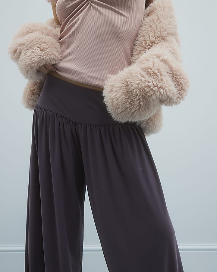 River Island Grey Balloon Leg Trousers