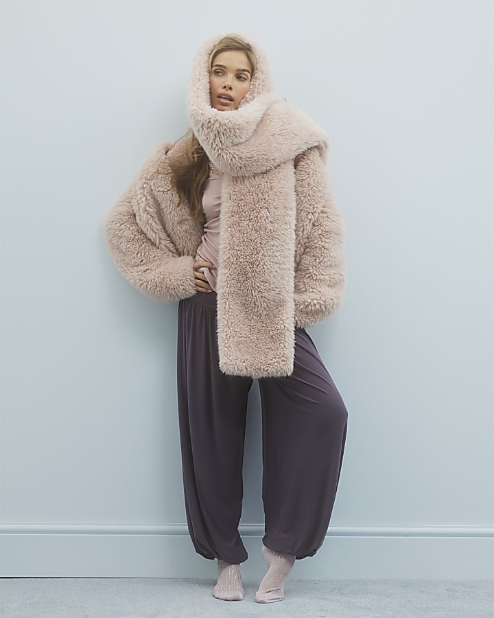 River Island Grey Balloon Leg Trousers