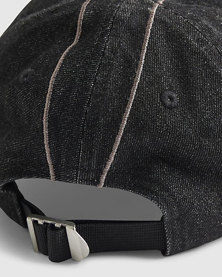 river island Grey Motocross Cap