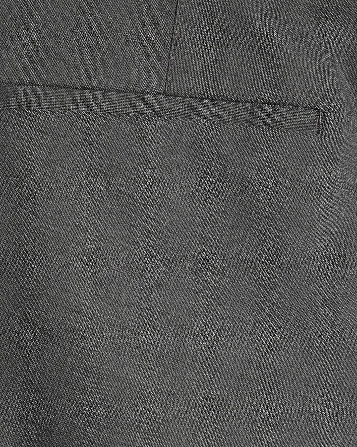 river island Grey Plain Skinny Suit Trouser