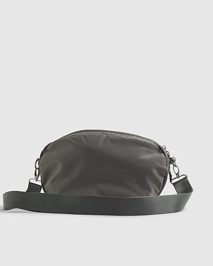 River Island Grey Pocket Bum Bag