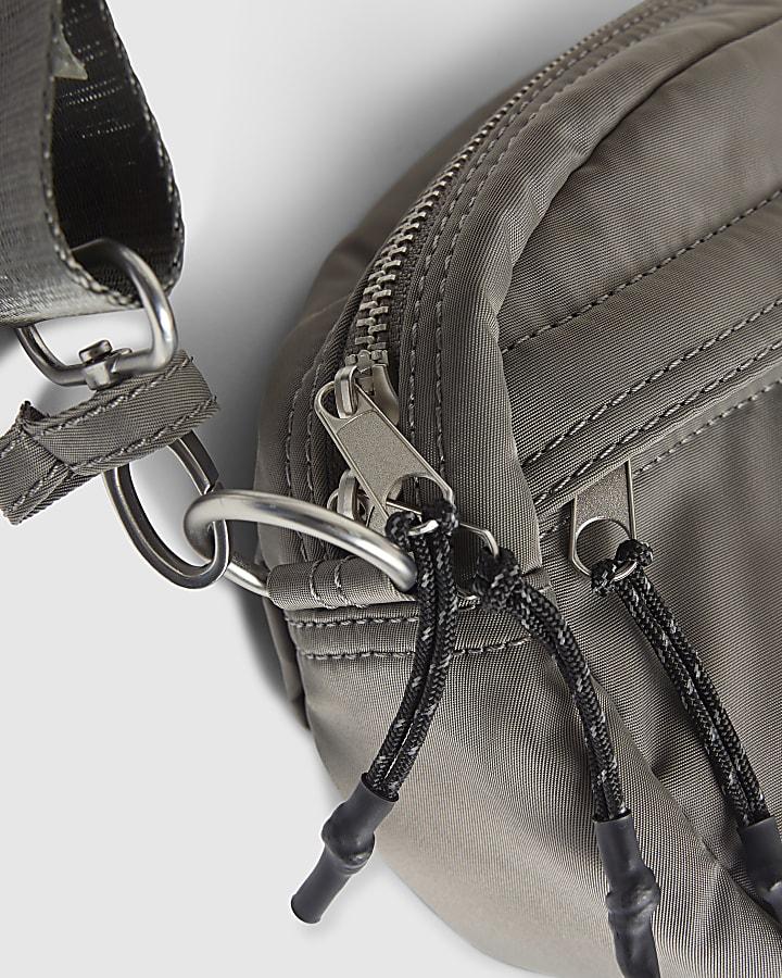 River Island Grey Pocket Bum Bag