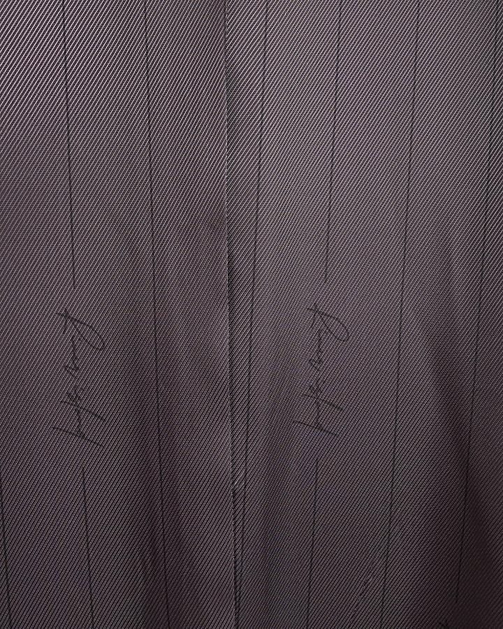 river island Grey Regular Fit Check Suit Jacket