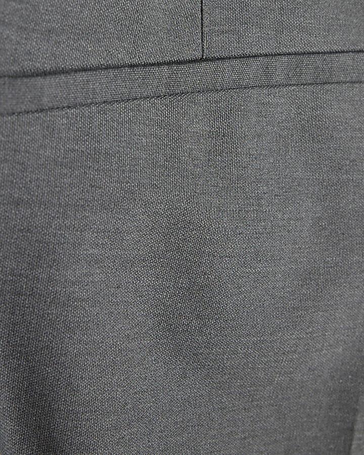 river island Grey Regular Fit Suit Trousers