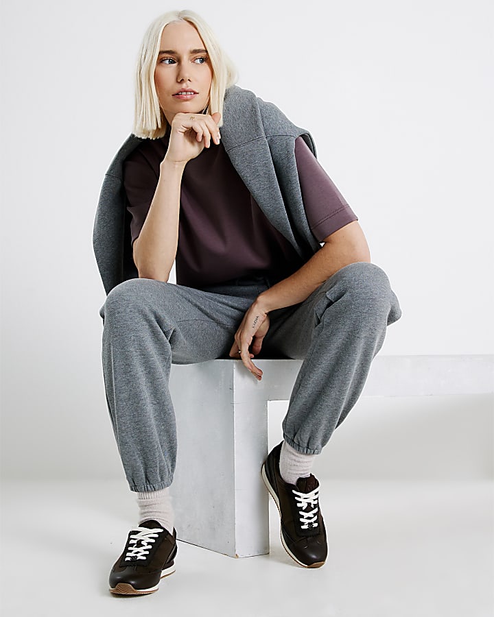 River Island Grey RVR Edition Joggers