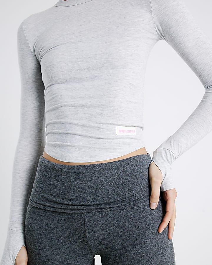 River Island Grey RVR Edition Long Sleeve Top